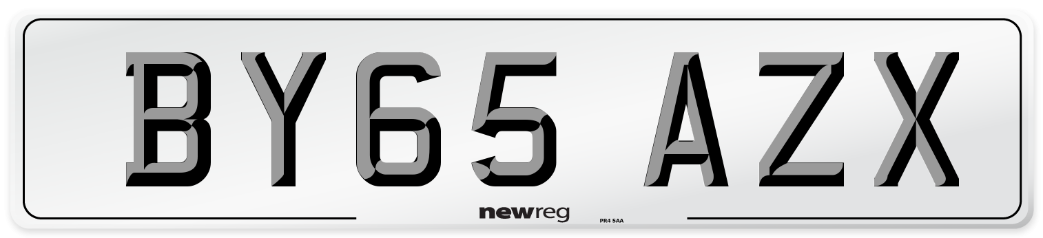 BY65 AZX Number Plate from New Reg